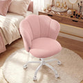 Coiffeuse, Tissu Peluche, 110 kg, réglable, Chaise de Bureau Pivotante 360°, SONGMICS, 10 cm, Supporte 110 kg, OBG030SA01, Hauteur Réglable