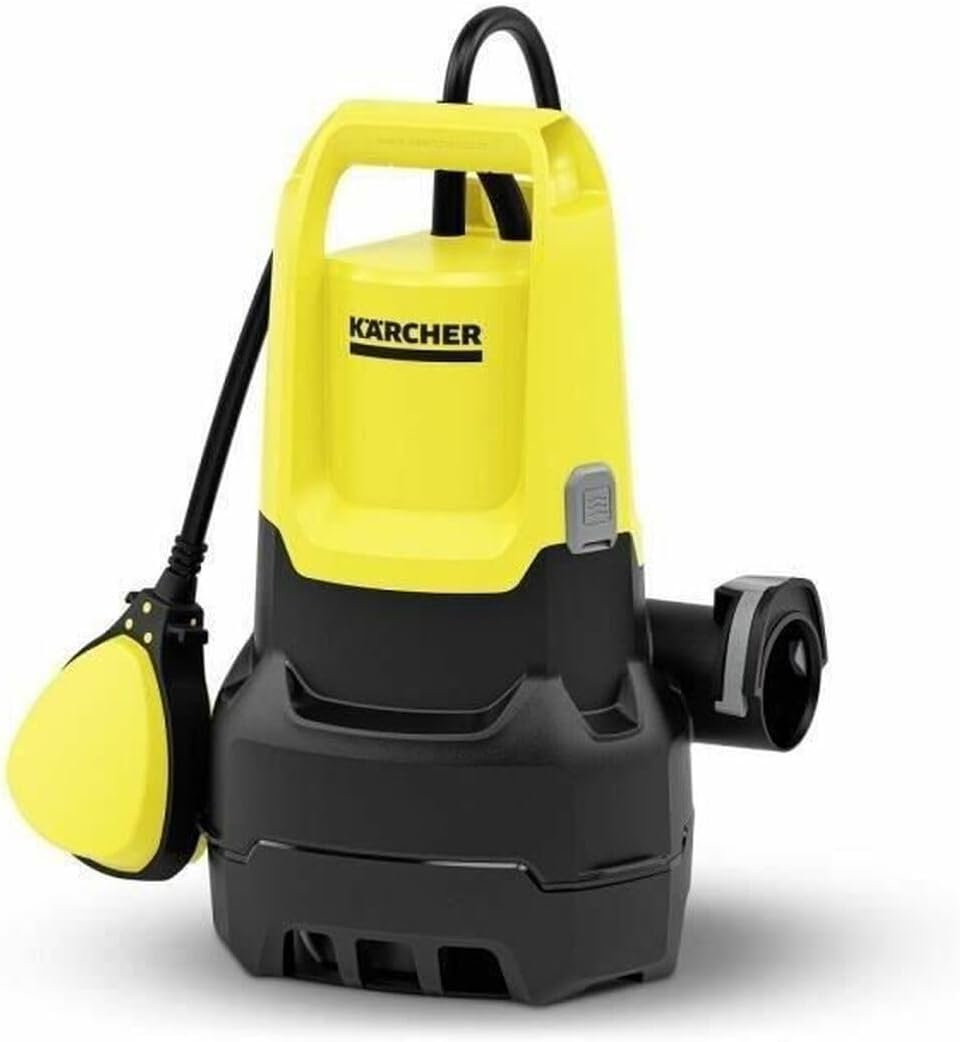 KÄRCHER Pompe de relevage, pour Eaux Sales avec Particules Jusqu'à 20 mm, 9500 l, 25 mm, 1 pouce, 4 pouce, 2 pouce, Débit: 9500 l/h