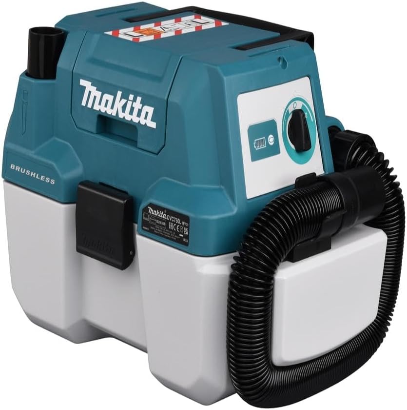 Makita dvc750lz Aspirateur, 18 v, pliable, 5, 0 Ah, 2 vitesses, sans batterie, ni chargeur