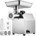 Hachoir à viande, acier inoxydable, 1100 W, VEVOR, 180 kg, 370 × 270 × 70 mm, 6000 W, 10 mm
