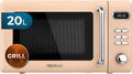 Four micro-ondes, Micro-ondes avec Gril 20 L Proclean 5110 Retro Beige 700W, Cecotec, 700 W, 5 niveaux, 8 programmes, minuterie