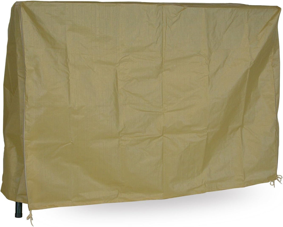 Angerer Balancelle de jardin, 210 × 145 × 150 cm, Housse balancelle 3 Places, Beige