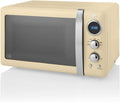 Swan Four micro-ondes, 5 Niveaux, verre, 27 cm, 29, 6 cm, 5 Niveaux de Puissance, SM22030CNEU, 20L, 27cm, 800W, Minuterie 60 Minutes