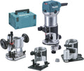 Makita Fraiseuse à lamelles, RT0700CX3J, 710W, 8mm, Défonceuse-affleureuse 710W Ø 8mm dans coffret Makpac