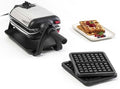 Tefal Machine à gaufres et croques, réglable, King Size, Gaufrier Semi Professionnel Rotatif, Plaques amovibles