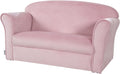 Canapé roba, Fauteuil Club avec Accoudoirs pour Filles, 78 × 40 cm, 22 cm, 43 cm, 2 Places, dès 18 Mois, Assise Confortable, Rose