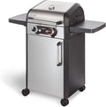Enders Grill électrique, 4, 5 kW, éclairage LED, acier inoxydable, 3 foyers, 3 kW, 1, 5 kW, 3 foyers dont 1 Turbo Zone, réglable