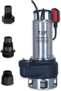 T.I.P. Pompe de relevage, 24000 l, Extrema 400/11 Pro Pompe Submersible Eaux Usées en Inox et Fonte, acier inoxydable