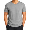 T-shirt homme taille M en coton gris à manches courtes style basique
