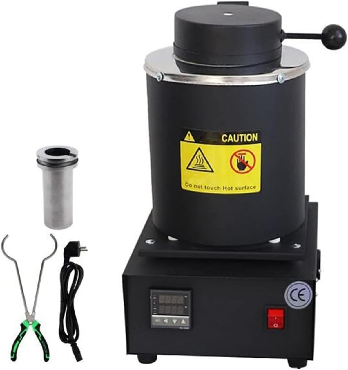 Métaux de fonderie, Température Réglable 1150 °C, pour Bijoux, 1 150 °C, éclairage LED, Machine Fusion Métaux Numérique