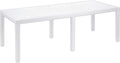 Table à manger, 70 cm, Table de Jardin Extensible en polypropylène, ipae progarden, Ipae-Progarden S. P. A., Queen