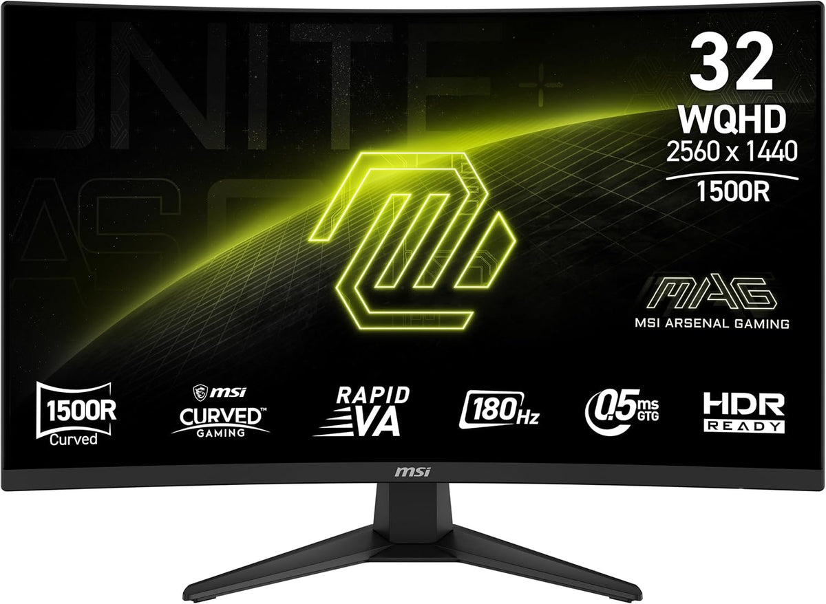 MSI Écran PC, 1500 mm, 32 pouces, 321CQF, 180 Hz