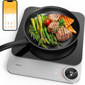 Plaque à induction TOKIT, réglable, 100 W, 20 mm, 280 mm, 99 niveaux, 3 °C, portable, OLED