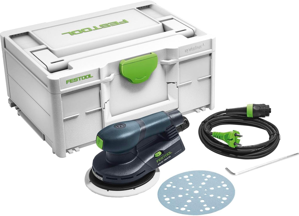 Ponceuse excentrique, 400w, Festool, 5mm, 116mm, 150mm, 1, 6kg