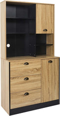 Accessoire de bâtiments, HD7433, Conçu pour Apporter Une Touche d'élégance et de modernité à Votre Cuisine, Meuble de Rangement, HOME DECO FACTORY