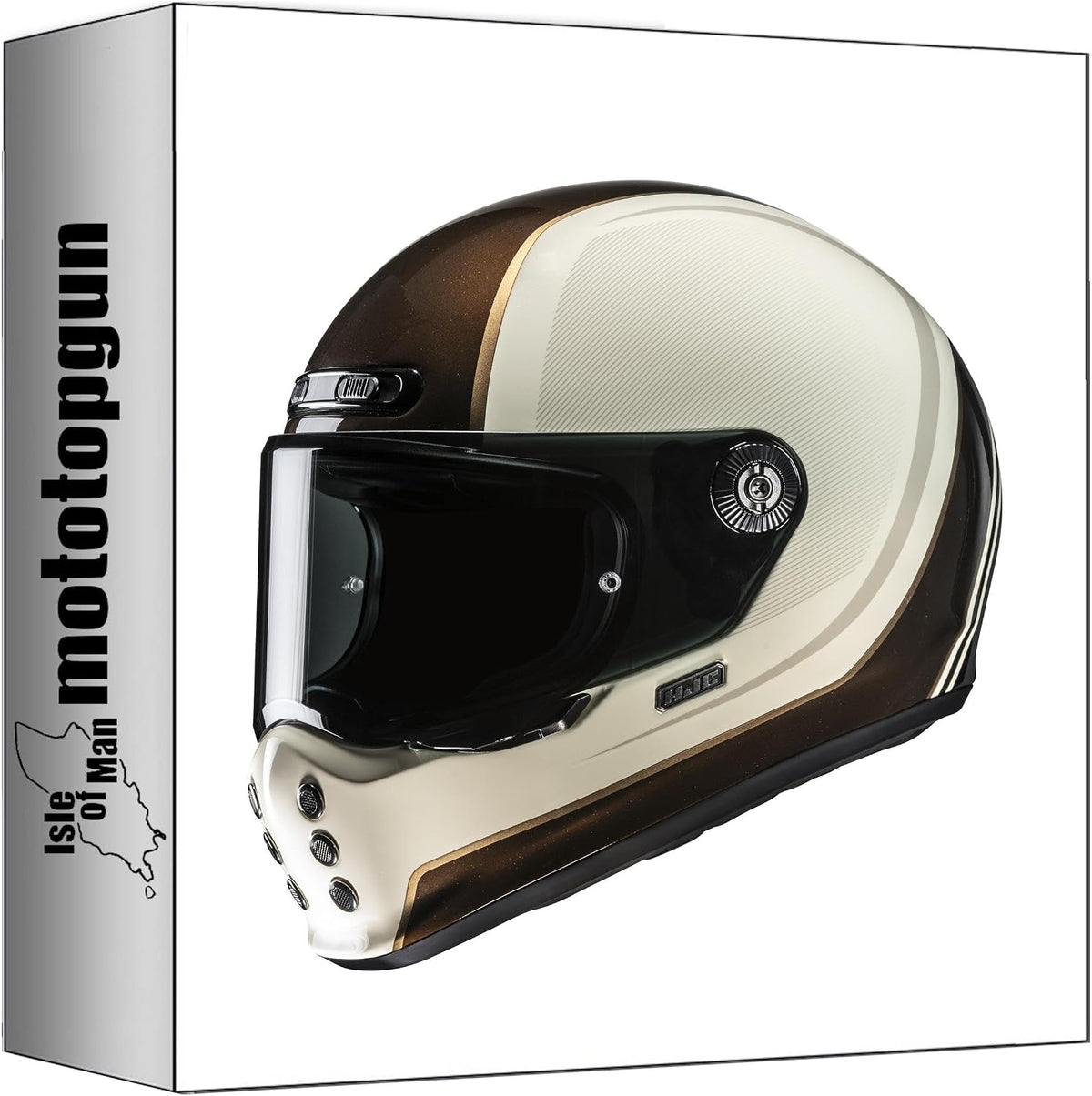 Casque intégraux, verre, Casque intégral pour Moto hjc v10 hodu mc9 Talla l 10490909, MOTOTOPGUN
