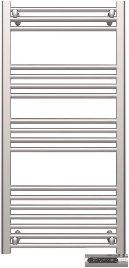 Sèche-serviette, 750 W, éclairage LED, Cecotec, 3 Modes, 3 Modes de Fonctionnement, 0 °C, 2 Systèmes de Sécurité, Affichage LED, minuterie