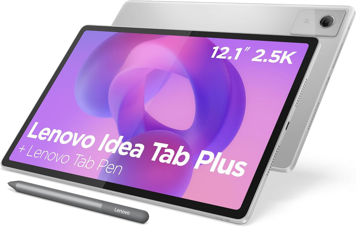 Lenovo Tablette tactile, 12.1 pouces, Wifi5 + Bluetooth, 8Coeurs 256Go, 90Hz, 90 Hz, MediaTek Dimensity 6400, RAM 8Go, UFS 2.2 256Go