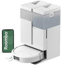 Robot aspirateur iRobot 22KPa, LiDAR Clearview, 10 mm, 4 niveaux, 75°C, 45°C, Roomba Plus 515 Combo Robot+AutoWash- 22KPa -Base Multifonction