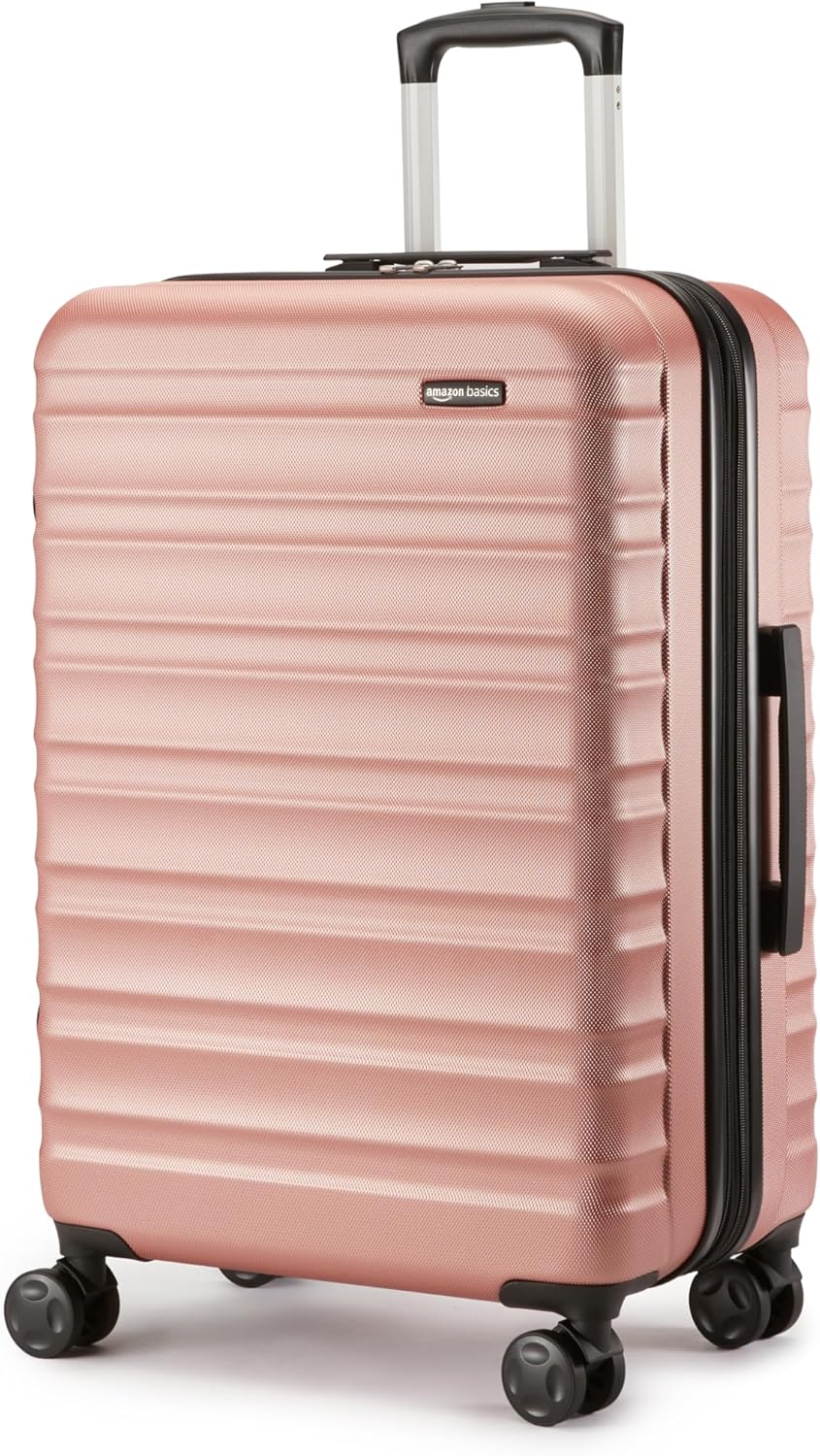 Valise, 68 × 45, 1 × 28, 6 cm, Bagage de Voyage Extensible ABS avec 4 Roulettes Doubles Pivotantes, Amazon Basics, 68 cm, 26 pouces, 54, 5 cm