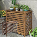 Climatiseur, paravent pour Jardin et terrasse, Cache-radiateur, présentoir