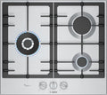 Plaque de cuisson Bosch PCC6A5I90, acier inoxydable, 9 niveaux, 4 kW, 3 kW, 1 kW, 3 brûleurs, PCC6A5I90 Série 6, nettoyage facile
