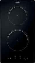 CANDY CI32CBB Plaque de cuisson, 30 cm, verre, 9 niveaux, 5, 8 × 29 × 52 cm, 3 500 W, 180 mm, 160 mm, 3500 W, 9 niveaux de puissance