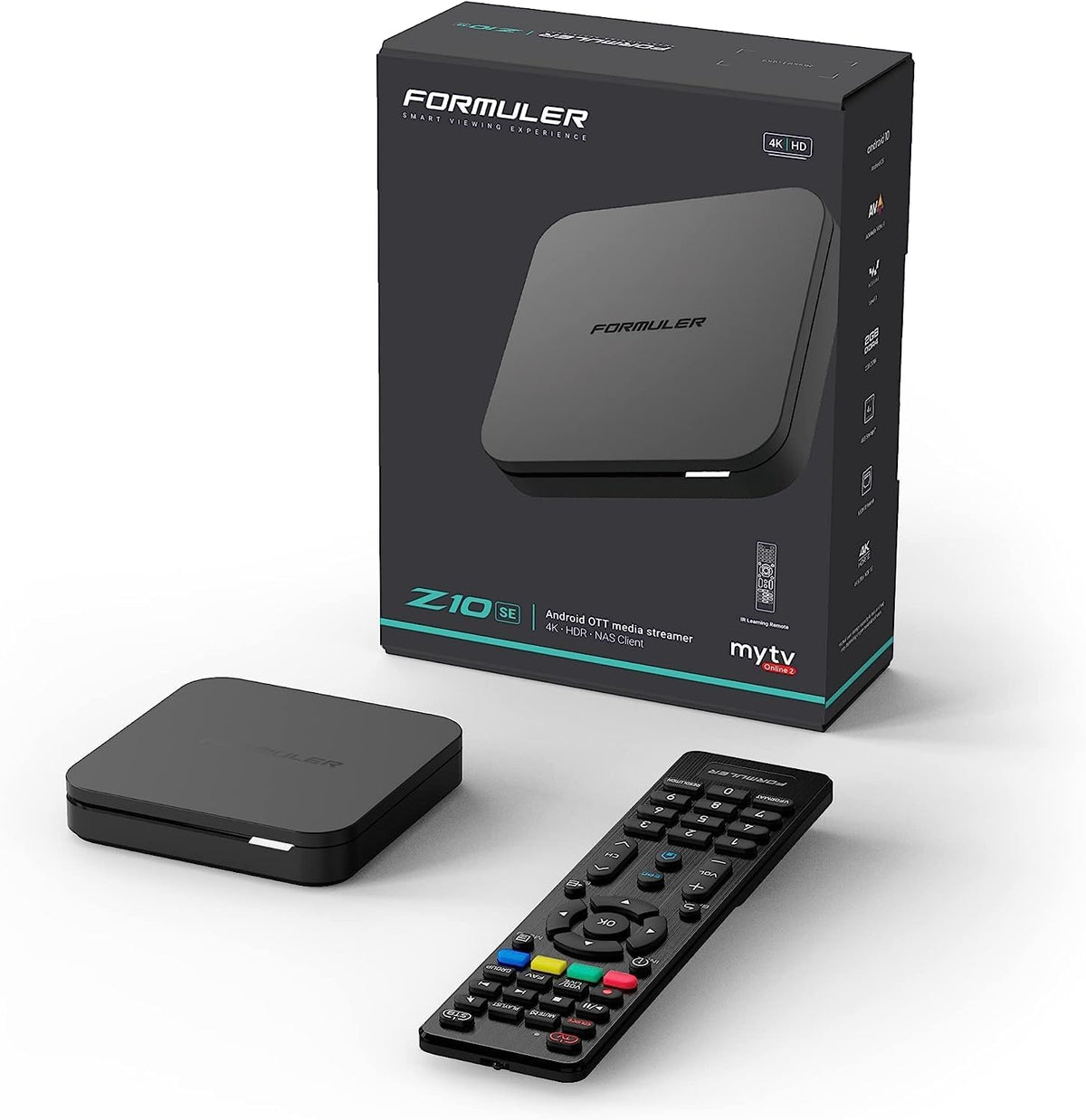 Lecteur multimédia streaming, 88 mm, Formuler Z10 SE Android 10 Official Single Band WiFi 2GB Ram 4GB ROM 4K UHD, FAB COLLECTION, 17 mm