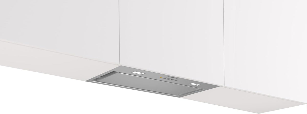 Hotte aspirante Bosch Electroménager DLN56AC50, Vitesse intensive avec reset, 52 cm, 4 vitesses, 645 m3/h, Bosch DLN56AC50 Série 6, éclairage LED