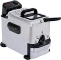 Tefal Friteuse sans huile, 1, 8 L, acier inoxydable, T-FAL EZ Clean Friteuse à huile compacte en acier inoxydable
