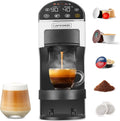 Machine à café CAPXSNOB Magician2, éclairage LED, 44 mm, 28 cm, 11, 4 cm, 28, 2 cm, 20 ml, ESE 44 mm, 80 °C, 96 °C, commande tactile, Dolce Gusto