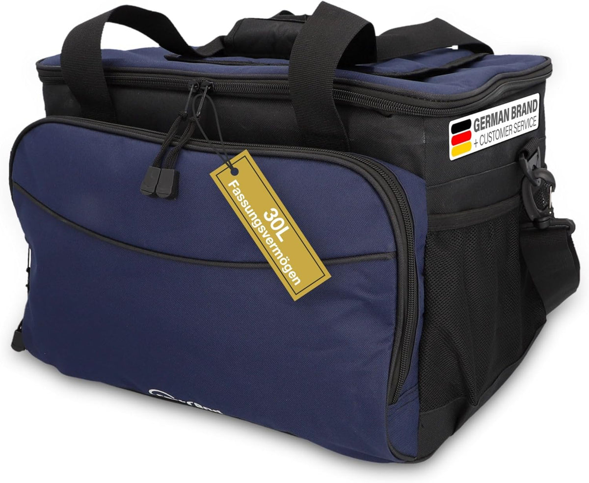 Glacière, avec câble de raccordement de 12 V de 1, 50 m de Long, Cartrend, 30 l, Sac Isotherme de 30 l, réglable, bandoulière réglable