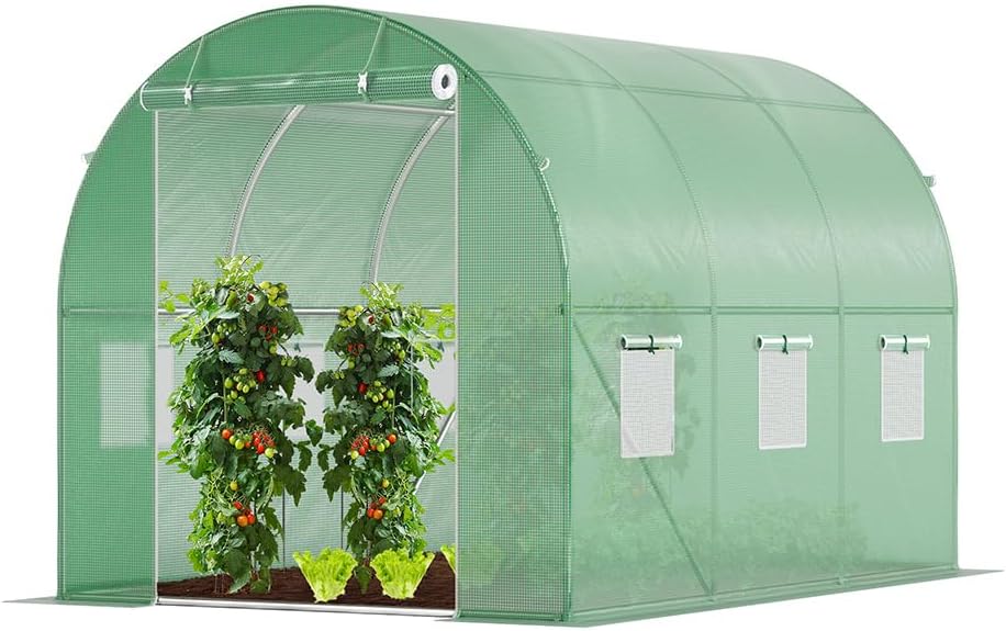 vounot Serre tunnel, 3 × 2 × 2m, 19mm, 1 PORTE