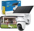 Caméra de surveillance, C610 Kit 2K 3MP Caméra WiFi Extérieur sans Fil avec Panneau Solaire, Tapo, C610 IP65, 6700mAh, Wi-Fi, Détection Humaine