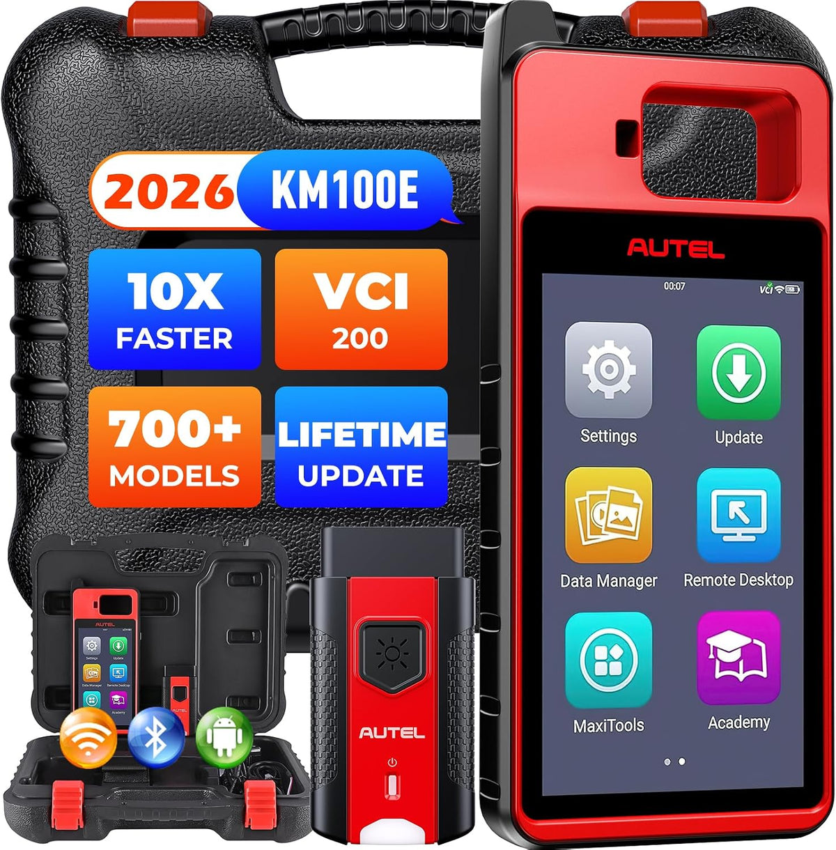 Outil diagnostics pour système de moteur OBD-II Autel KM100 IM508S, outil de diagnostic OBD pour 99 % des véhicules, IM608 Pro 2 IM608S II