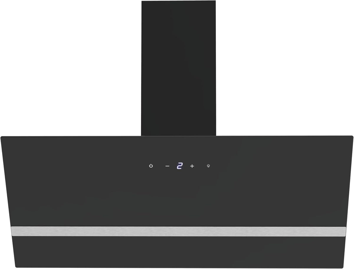 Hotte aspirante Respekta CH24190S-20, éclairage LED, 90 cm, verre, 9 niveaux, 523, 9 m3/h, commande tactile, minuterie