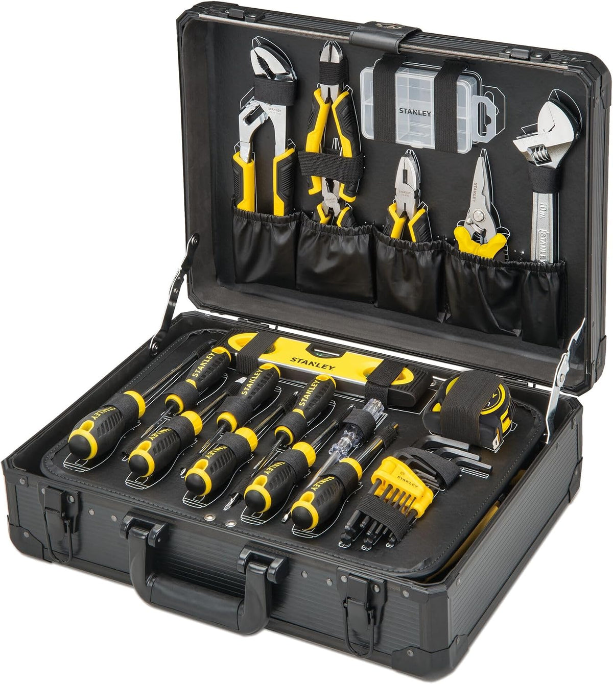 STANLEY STMT98109-1 Boîte à outils, 250 mm, Outils pour Serrage-Vissage STMT98109-1, 14 mm, 75 mm, 150 mm, 32 mm, Niveau, 250mm