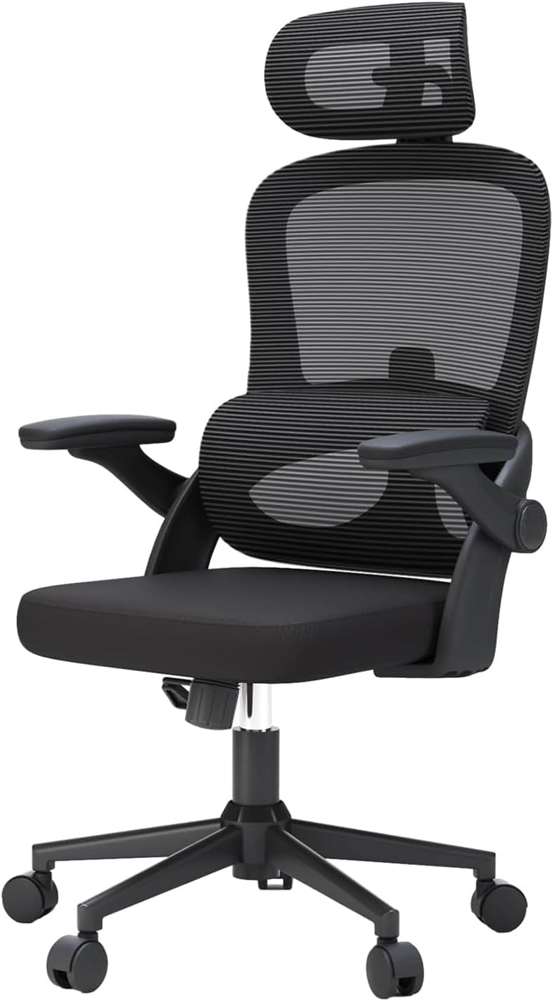 Chaise, réglable, 6 cm, SIHOO, M102C, Accoudoirs 3D, Dossier Haut