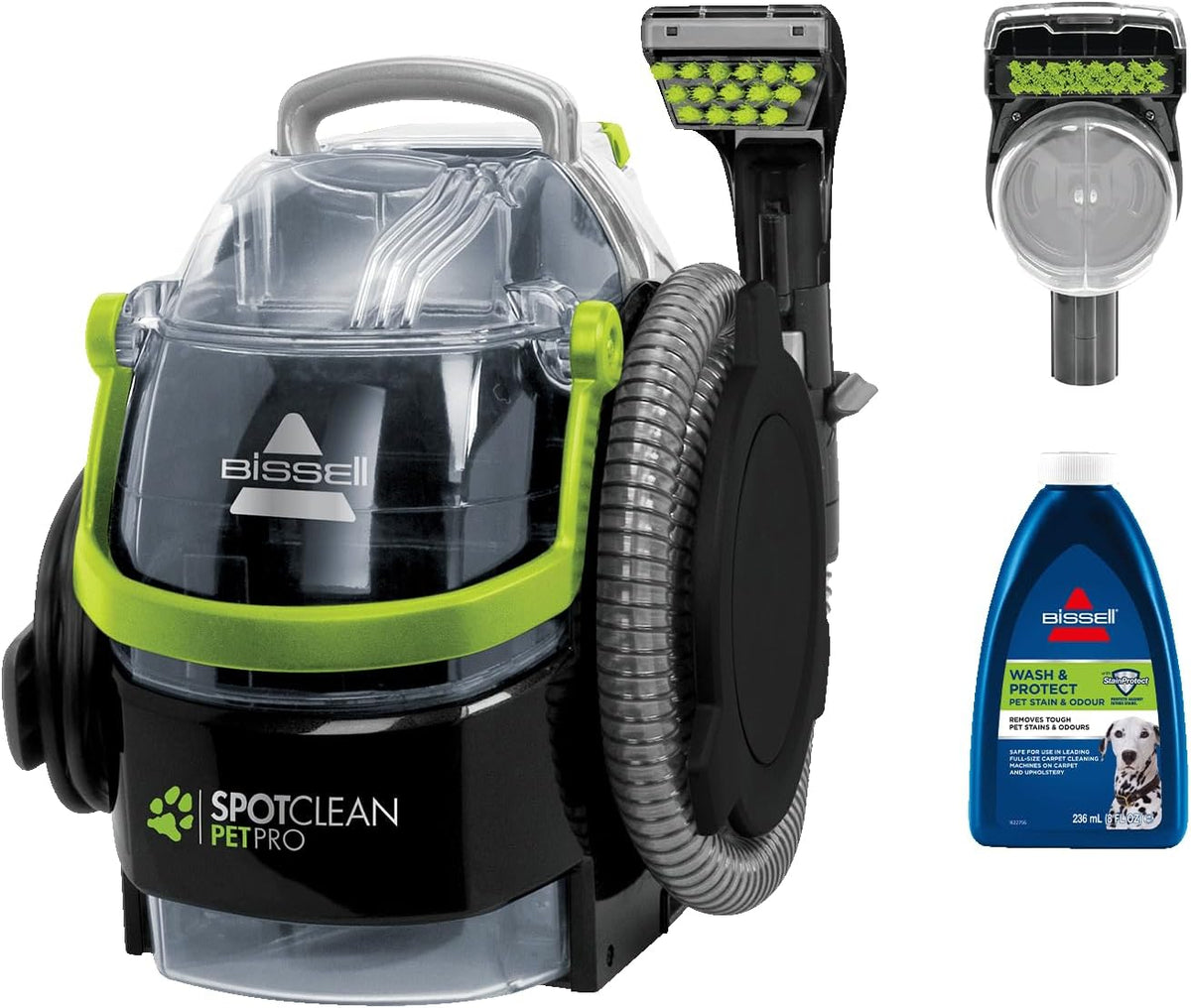 Bissell Nettoyeur tapis et moquettes, 750 W, 82 dB, 750W, SpotClean Pet Pro Shampouineuse Canapé 750W 15585