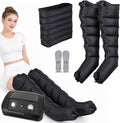 Masseur électriques pour les pieds, 60 cm, réglable, Botte De Pressothérapie Pour Jambes Et Ventre 6 Chambres XL, vanenferse, 68 cm
