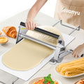 Huanyu Machine à pâtes manuelles, 30, 5 cm, pliable, acier inoxydable, 0, 1 mm, 17, 5 mm, réglable, portable