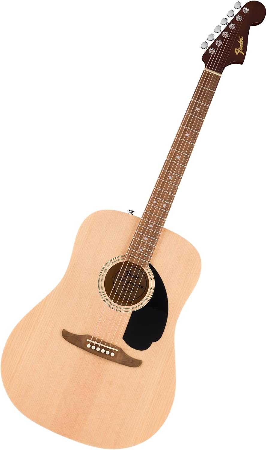 Guitare country et folk, Fender, Redondo California Guitare Acoustique Débutant + Cours, Natural