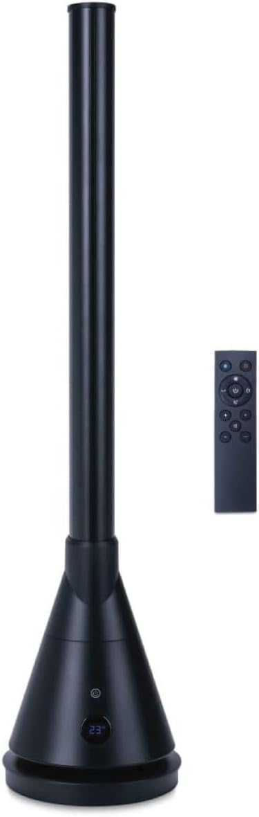 Newlux Ventilateur colonne, 9 Niveau, télécommande, 235 × 235 × 1010 mm, 23.5 × 23.5 × 101 cm, 1800 W, 30 W, 4 niveaux, 9 vitesses