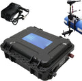 HJGHY Batterie à décharge profonde, Batterie pour propulseur d'extérieur 12V 60Ah, 290 × 240 × 110 mm, 330 × 230 × 170 mm, 12 V, 24V