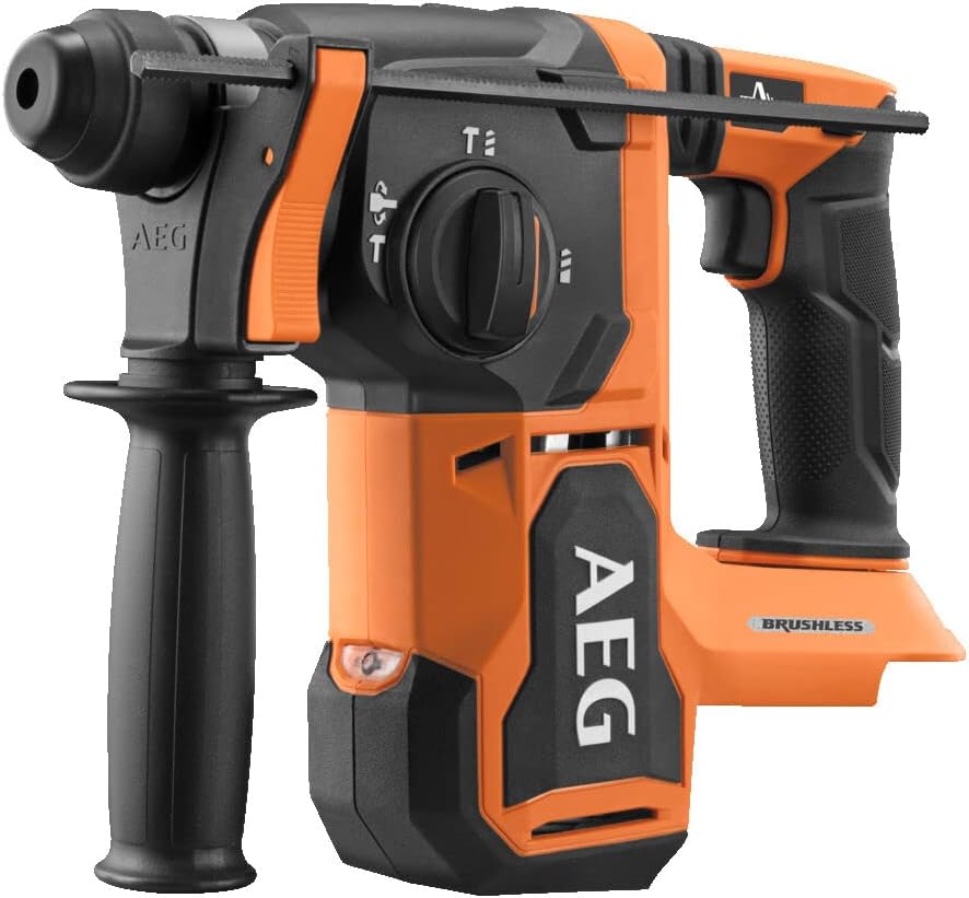 Marteau perforateur, 26 mm, Perforateur SDS-Plus PRO18V Brushless 2, 5 J BBH18BL2-0, AEG, 4 Modes, PRO18V BBH18BL2-0, Sans batterie