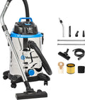Vacmaster Aspirateur eau et poussière, 1500 W, acier inoxydable, 1500W, 30L, 87dB
