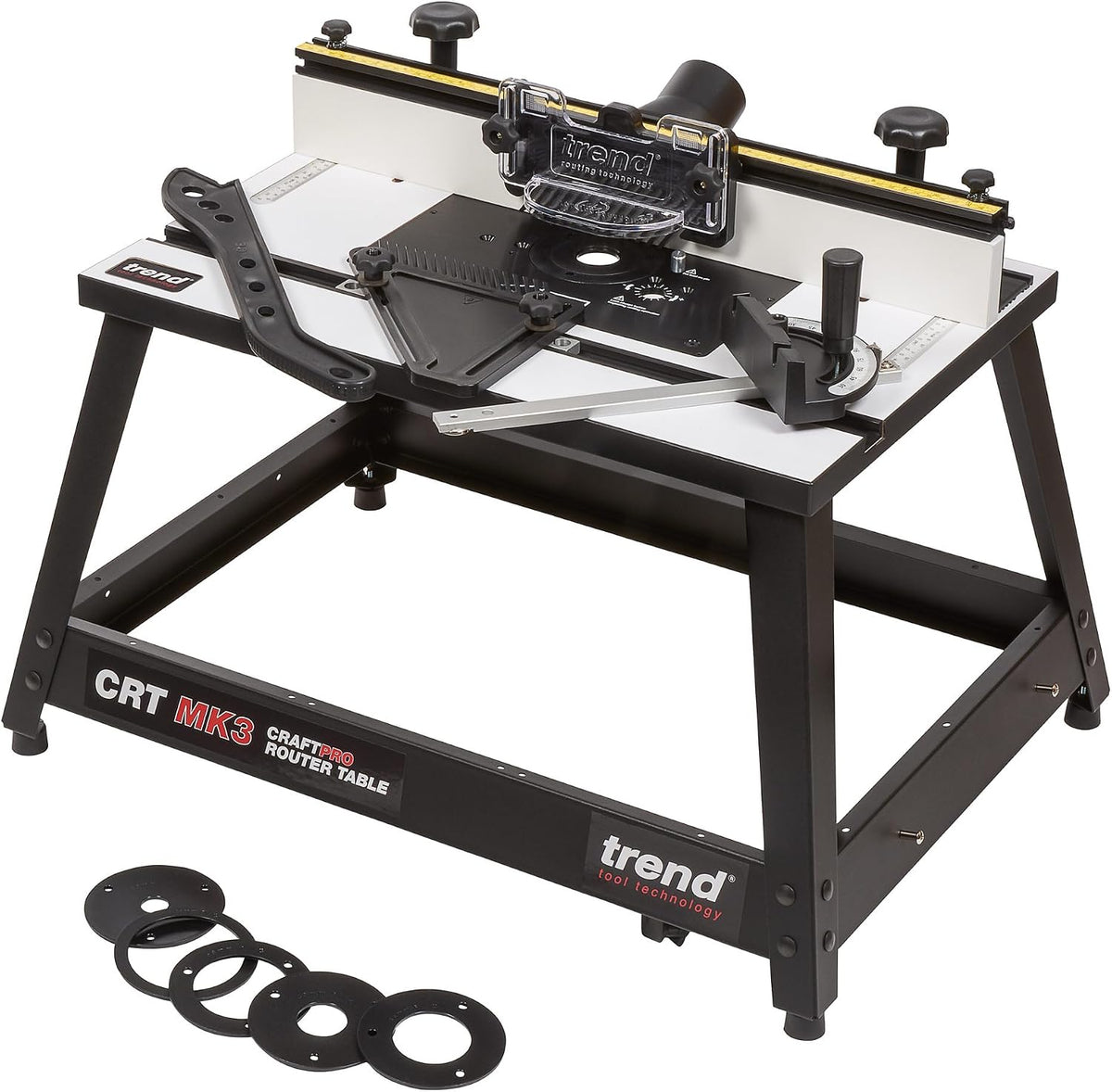 Accessoire pour défonceuses, 120 V, réglable, 61 × 40 cm, 4 pouces, 16 pouces, CRT/MK3, portable, Trend Tool Technology USA