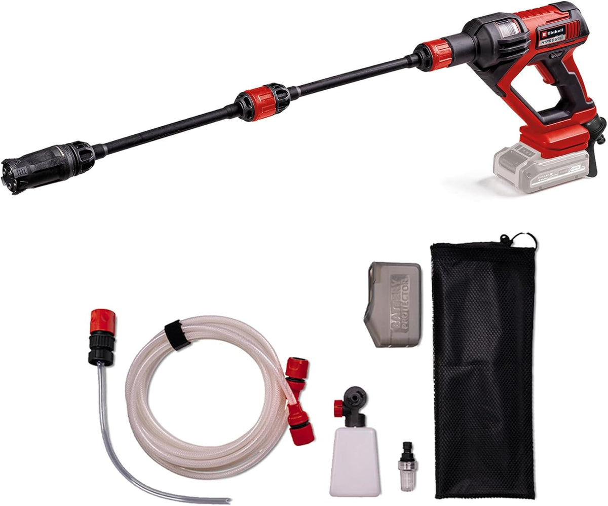 Einhell Nettoyeur haute-pression, Pistolet Nettoyeur Moyenne Pression sans Fil HYPRESSO 18/24-1, 240 l, réglable