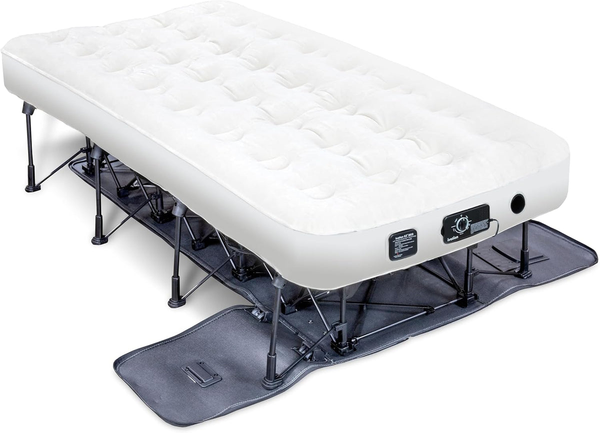 Matelas Ivation, 55 cm, pliable, idéal pour Les invités, 180 cm, 100 cm, 195 cm, 101 cm, 61 cm, 35 cm, 50 cm, 120 V, 130 W, 60 Hz, EZ-Bed