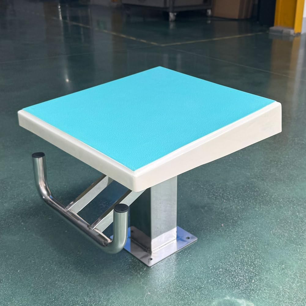 Matériel entrainement saut, Base en Acier Inoxydable 304, idéal pour Les piscines et Les Parcs Aquatiques, 272 kg, 600 lbs, Inclinaison de 15°